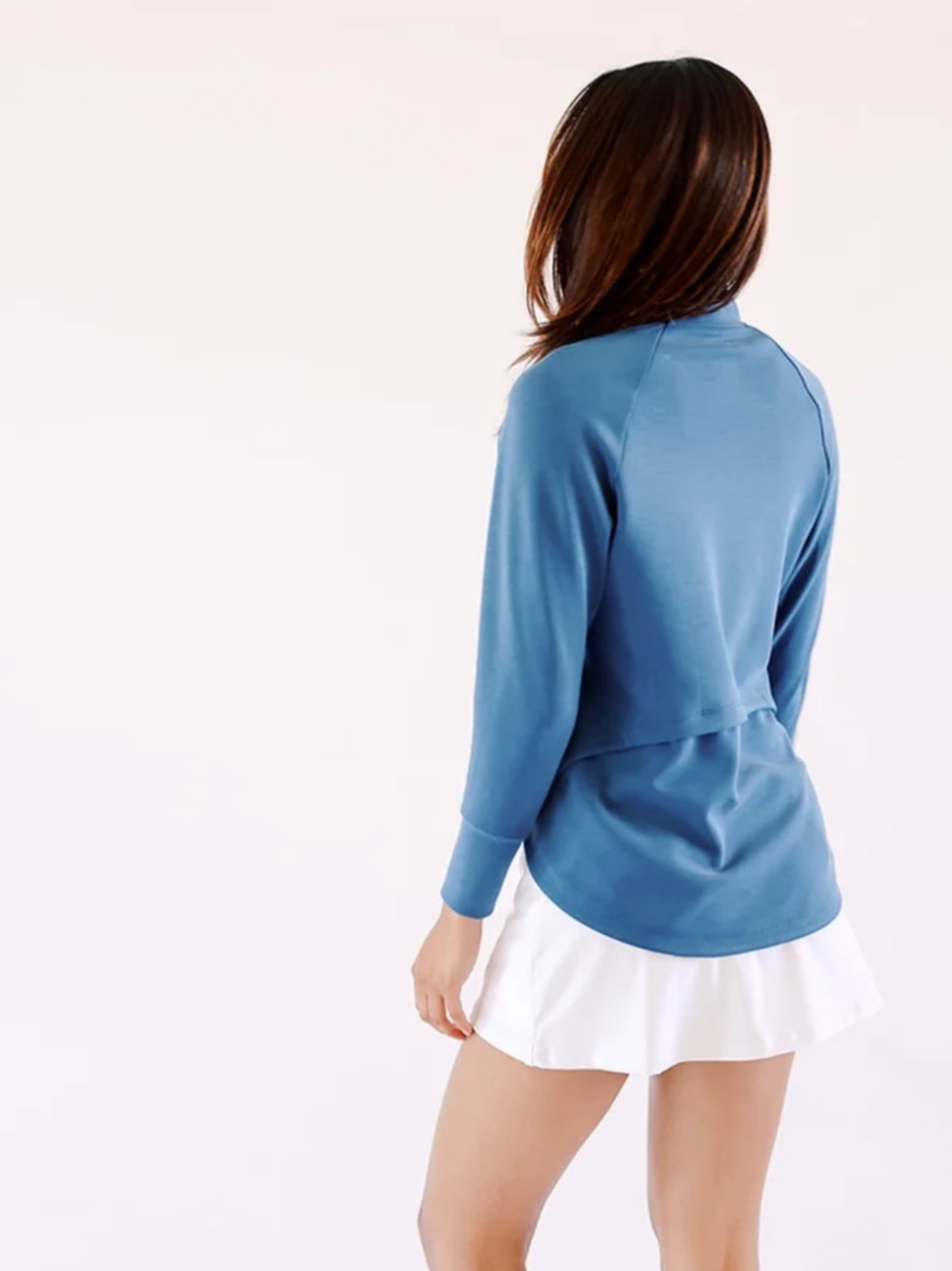 Beldrie Golf High-Low Quarter Zip - Picture 4 of 9